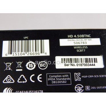 Наушники Sennheiser HD 4.50 BTNC Wireless-черные